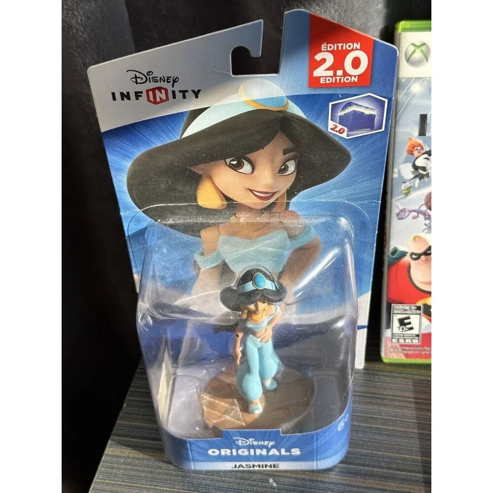 Disney Infinity Xbox 360 Jasmine Rapunzel‎ Anna Ronan Book Discs Figures Games